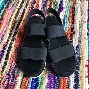 Target “A New Day” sandals stretchy